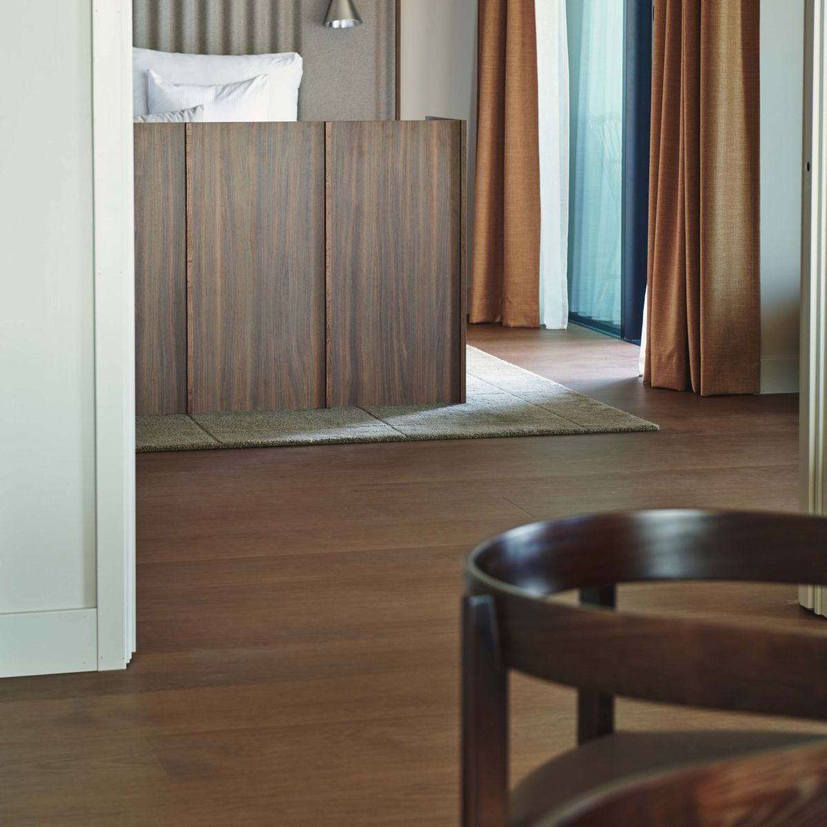 Geharde houten vloer